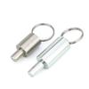Factory Outlet Zinc-Plated Spring Pin Plunger Unthreaded Stainless/Carbon Steel Indexing Plungers With Pull Ring