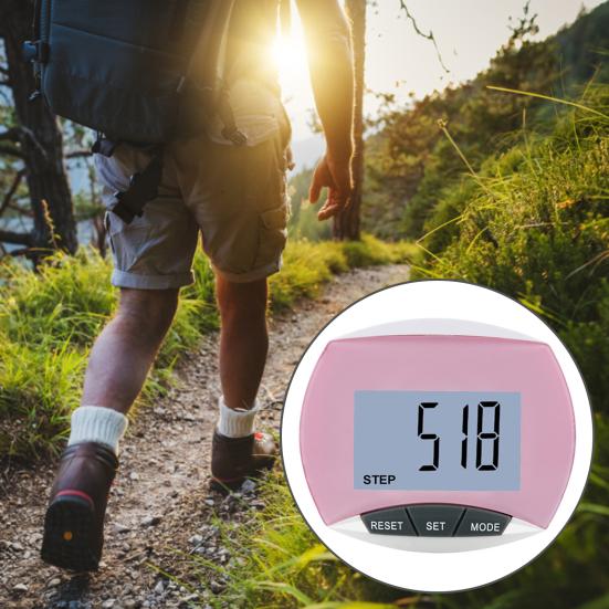 Running Pedometer High Clearly Sensitive Accurate Reading Clear Screen Count Steps Electronic Large Screen Pedometer Running Use