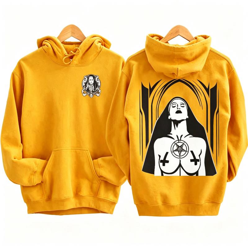 Fashion Europe Autumn Y2K Hip Hop Trend Hoodie Men's Street Pullover Casual Vintage Sweatshirt Women's Hoodie Clothing