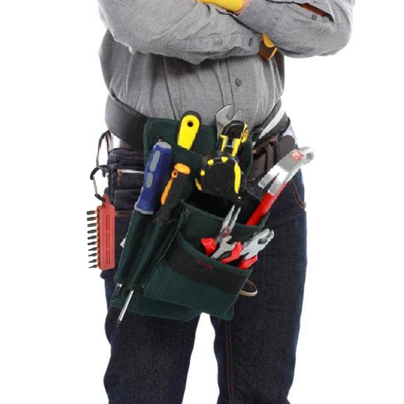 10 Slot Screwdriver Bit Holders With Carabiner Clip For Portable Tool Organization Sturdy Silicone Construction