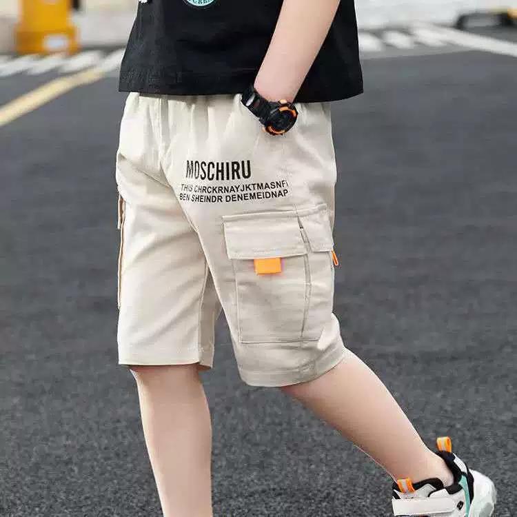Summer Teenage Boys Pants Casual Letter Short Trousers For Kids Children Comfortable Pants