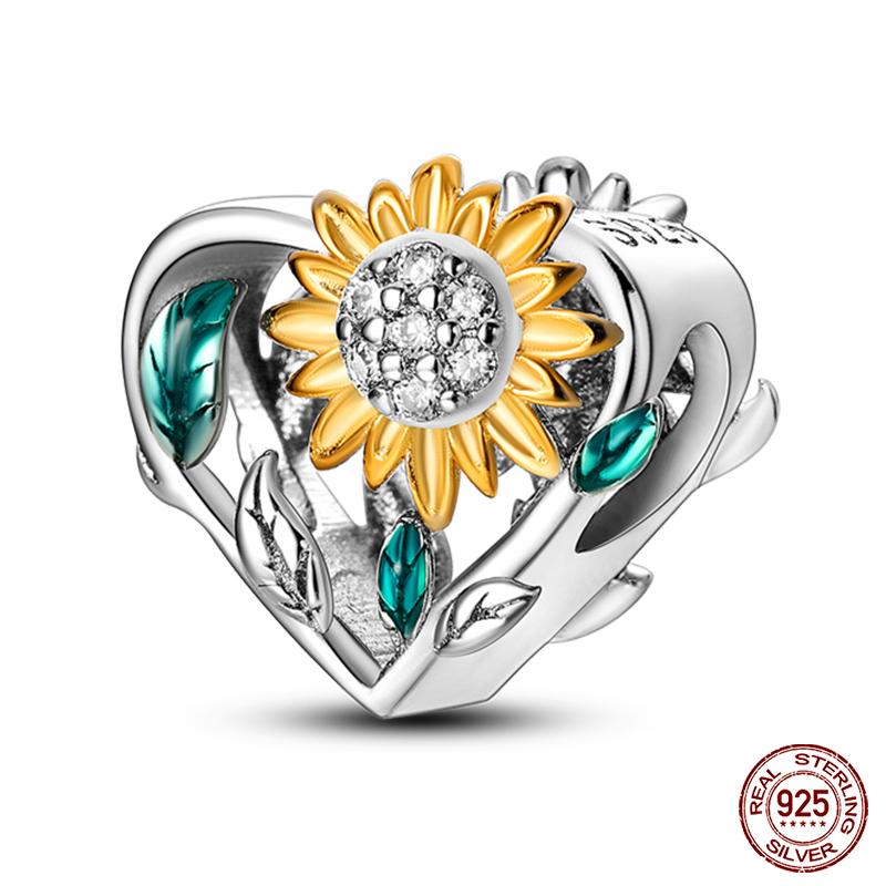 Copper Glowing Fireflies Bee Charms Beads Fit Original Bracelet For Women Fine Diy Travel Jewelry Making