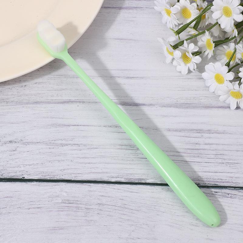 Japan Micro Nano Toothbrush: Ultra-Fine Soft Bristles for Pregnant Women & Postpartum Care, with Tongue Scraper