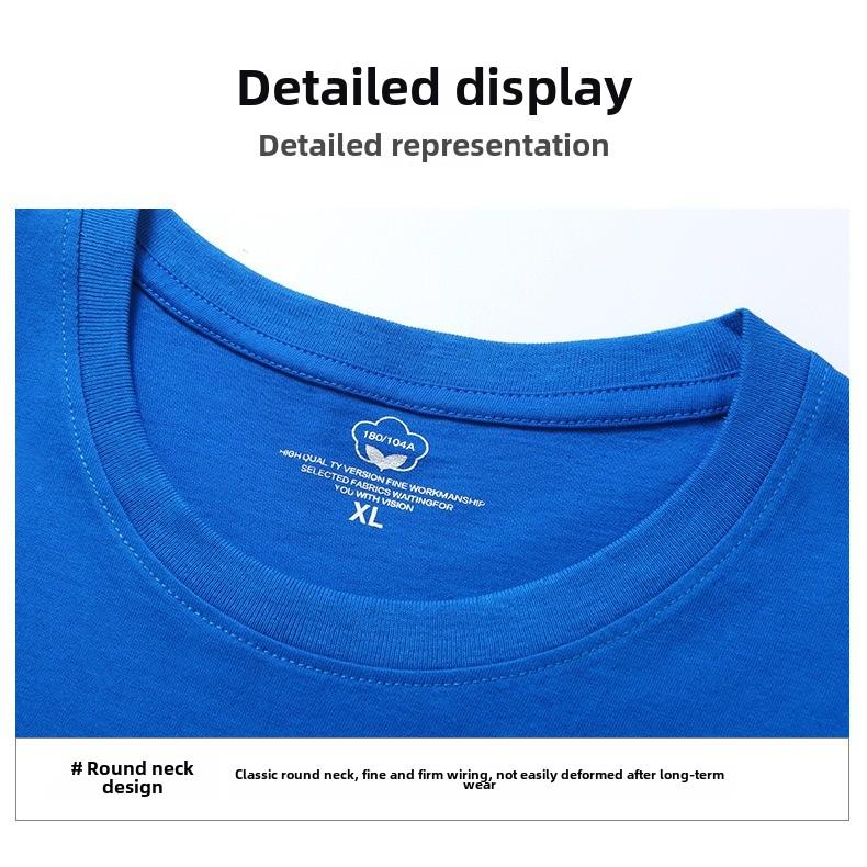 GMXIA Cotton Short Sleeve T-shirt Men's Fashion Loose Half Sleeve Top Printed T-shirt