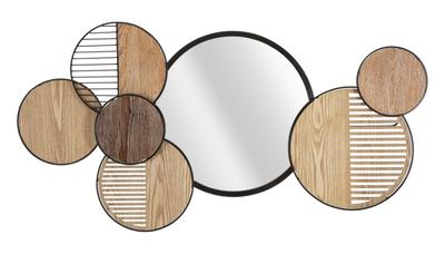 Wall Mirror Woody 123.2X4.4X63.5 Cm