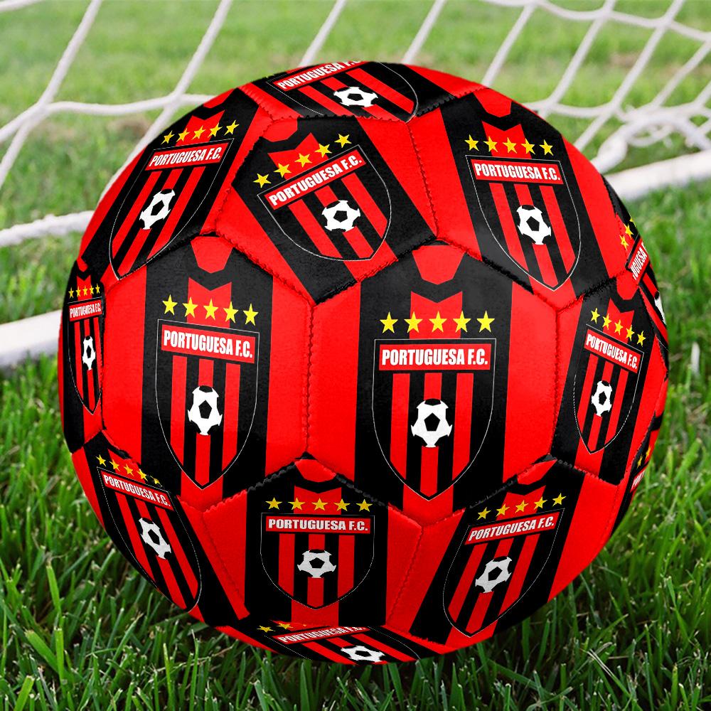 1 Stück Portuguesa FC Wappen Fußball Standardgröße 5 Maschinell gefertigt Sportliga Außenmatch Fußball Trainingsball Futbol VoetbalY07084