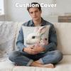 Imitation 3D Rabbits Pillow Cover For Holiday Decoration, Living Room Sofa Cushion, Pillowcase (without Core)