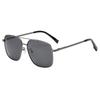 Fashion Polarized Sunglasses Men'S Trend Color-Changing Double Beam Sunglasses Uv-Proof Driver Glasses