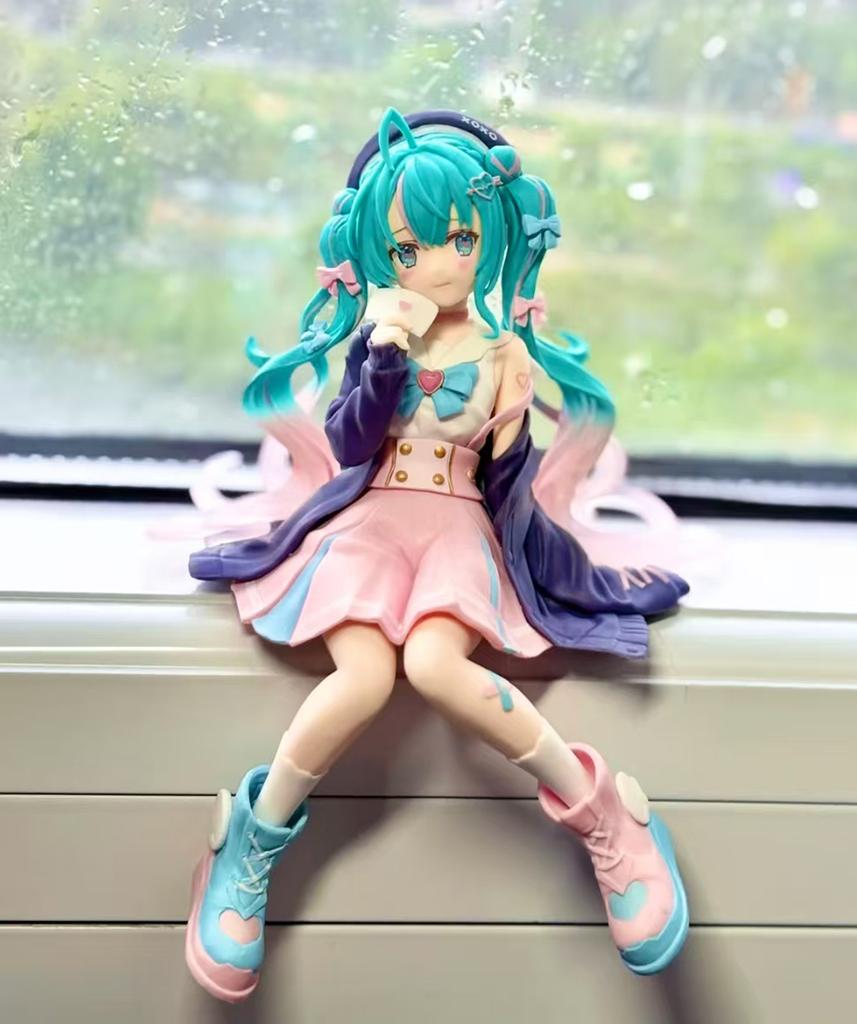 14Cm Taito Hatsune Miku Action Figure, Conventional Fashion, Collectable Model, Collectable Decoration Toys, Birthday Gift