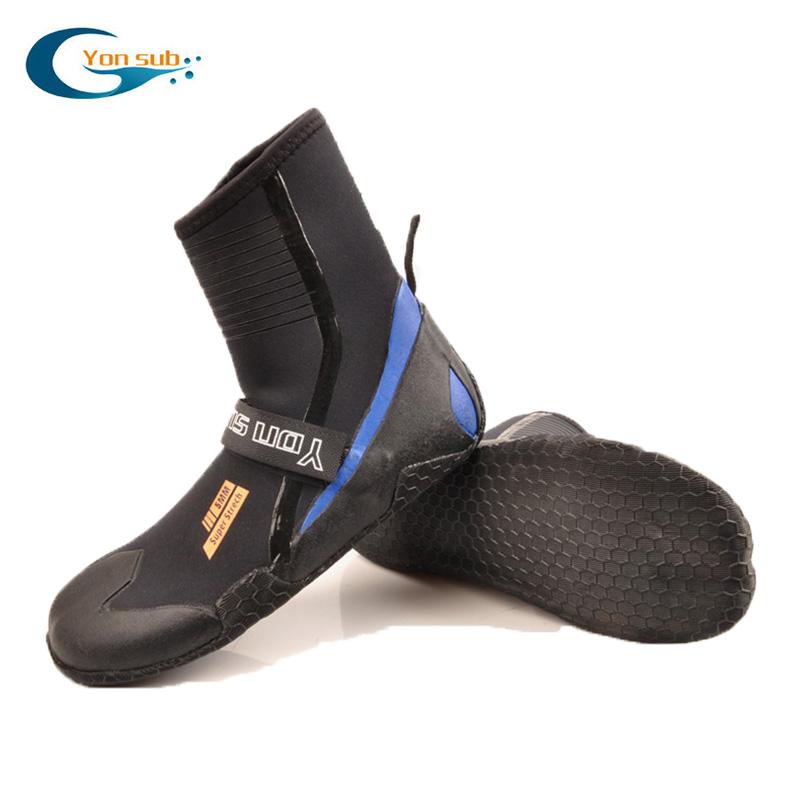 YonSub 5MM Splitting Toes Pro Snorkeling Shoes Kid Adult Size 35-47 Diving Boots High Top Waterproof Warm Sailing Training Shoes