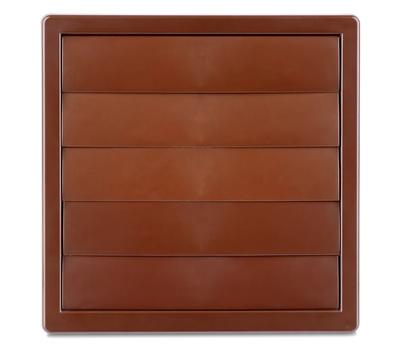 Ventilation Grille With Gravity Louver 170*170, Fi 100 Brown - Rx 02-309