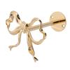 Bow Curtain Holdback Multifunctional Stylish Wall Mounted Metal Bowknot Tieback for Living Room