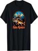 New Mexico Outdoors Berglandschaft & Forelle Grafik T-Shirt