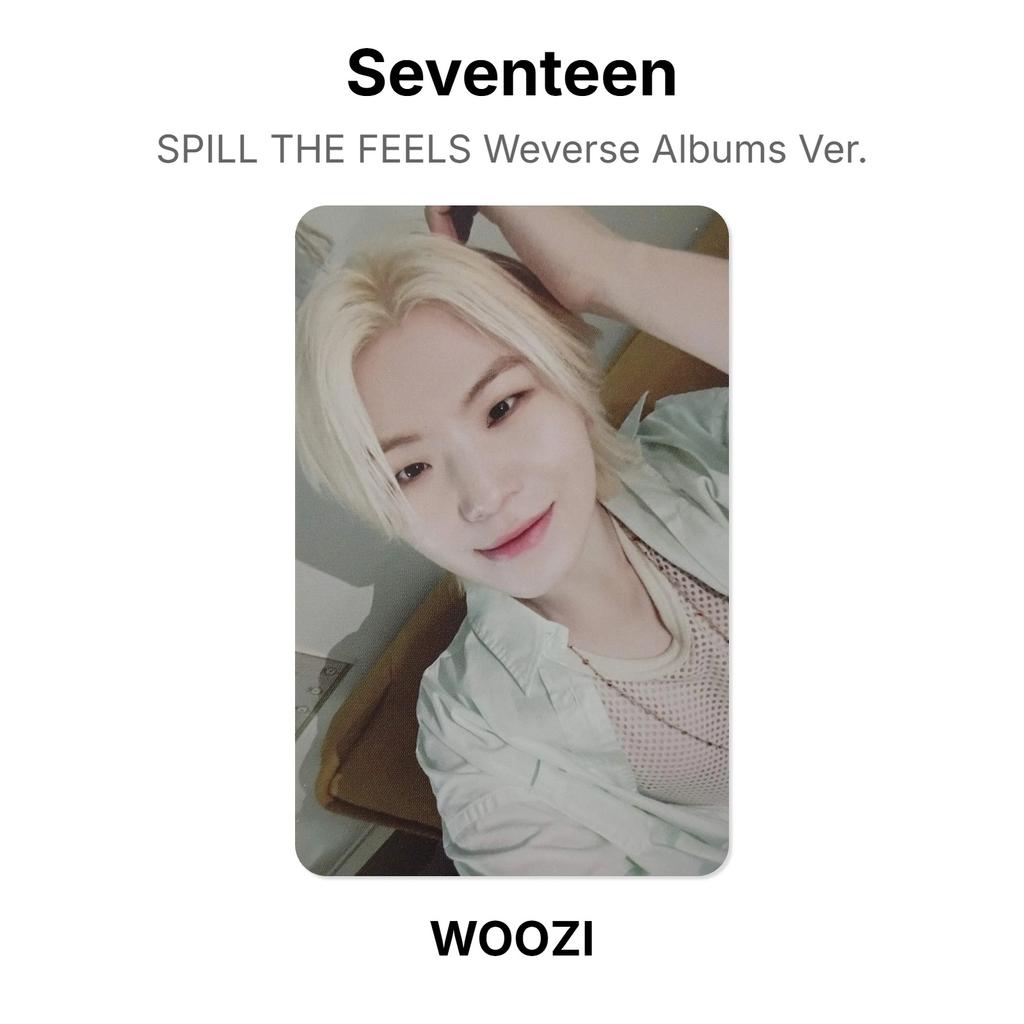 Seventeen SPILL THE FEELS Weverse Albums Ver. Official Photocard