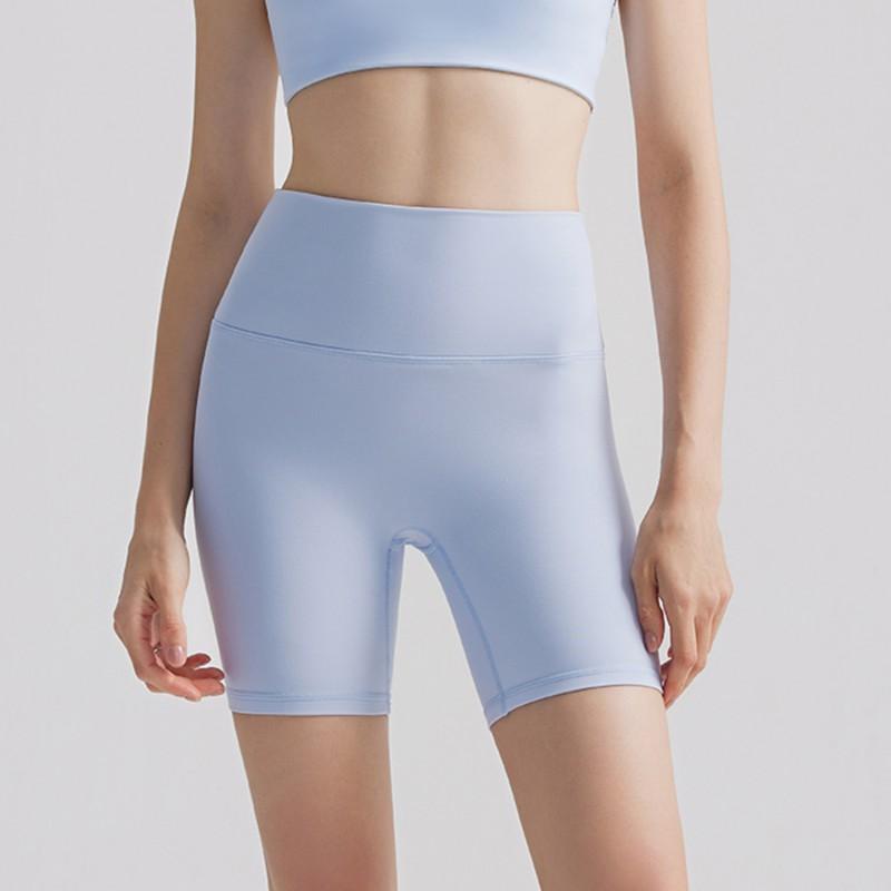 High-Waisted Yoga Shorts Women Breathable Compression 3/4 Leggings Running Gym Cycling Fitness