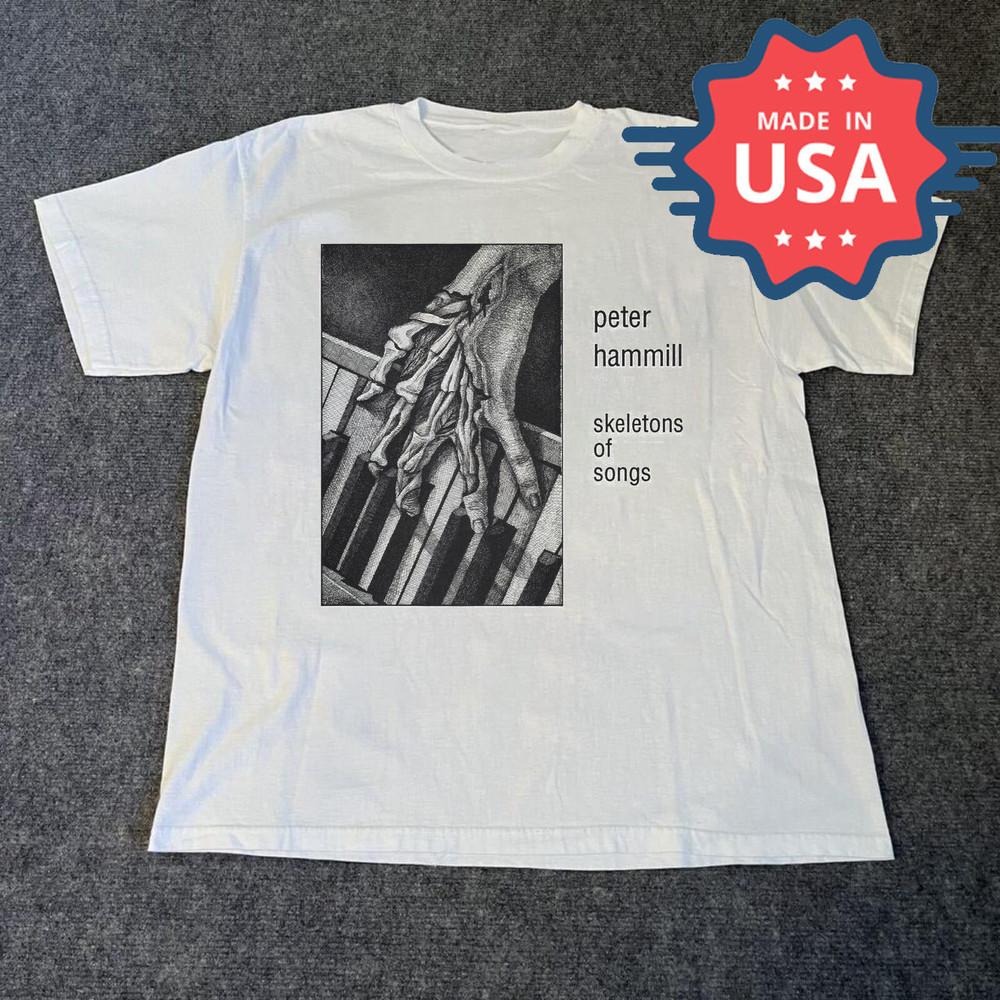 

Peter Hammill Skeletons of Songs Shirt Unisex Concert S to 5XL MQ478 Unisex T-Shirt XXXXL