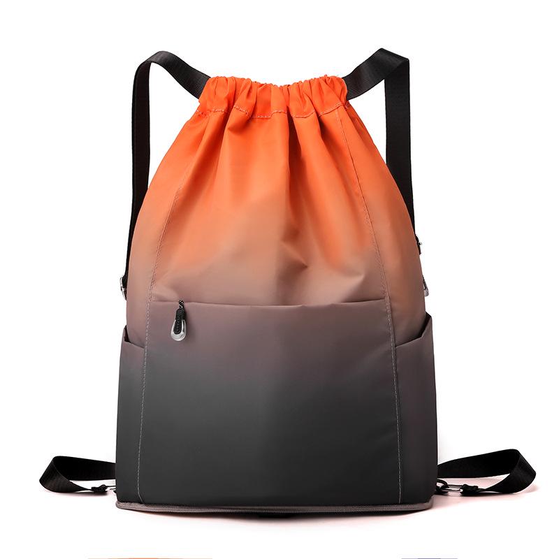 Lightweight Foldable Drawstring Backpack for Travel and Sports Fitness