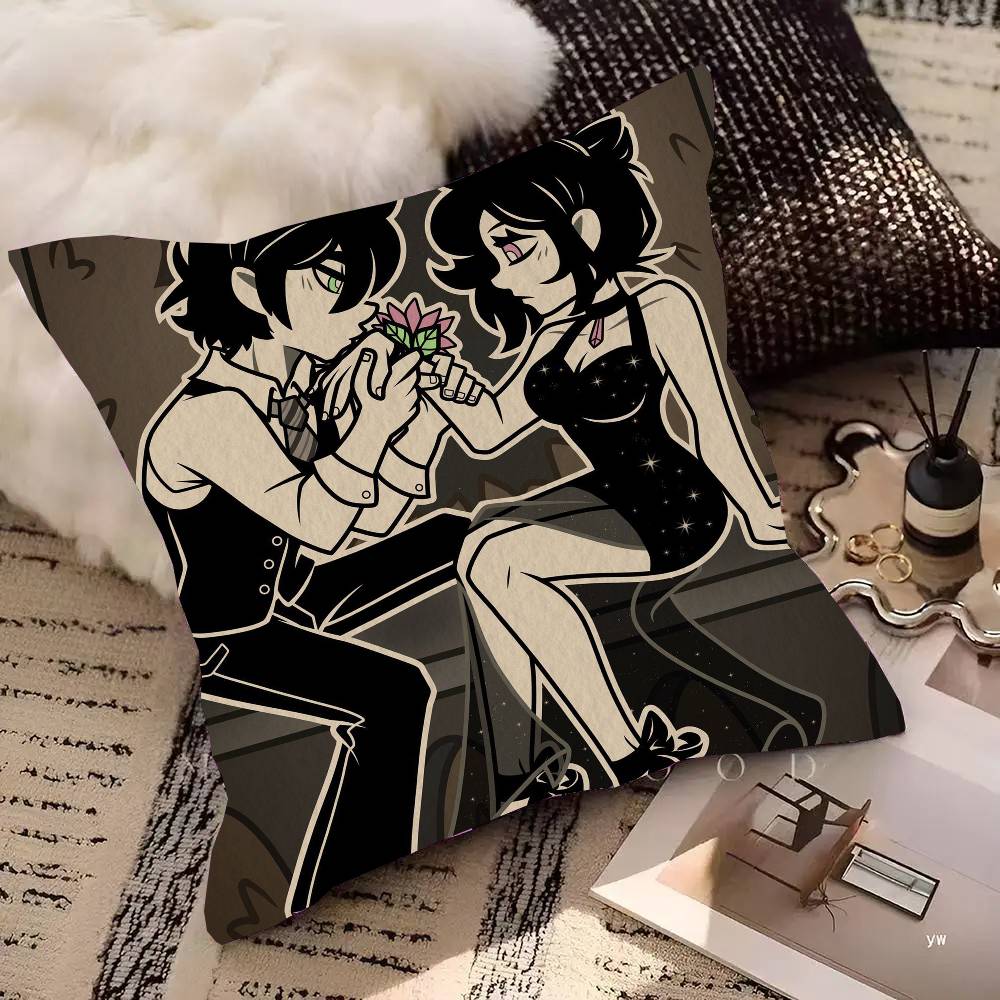 The Coffin Of Andy And Leyley Game Pillow Case Fashion Square Pillowcase Bedroom Sofa Room Ins Decoration Leisure