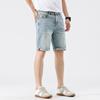 New Summer Jeans Shorts 5-point Men's Mid-sized Pants Thin Casual 5-point Pants