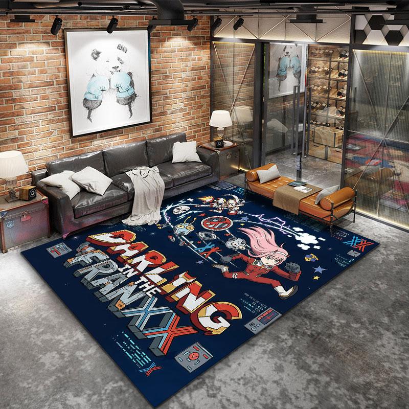Franxx Carpet Rug For Living Room Bedroom Home Sofa Decoration Kids Play Nonslip Floor Mat