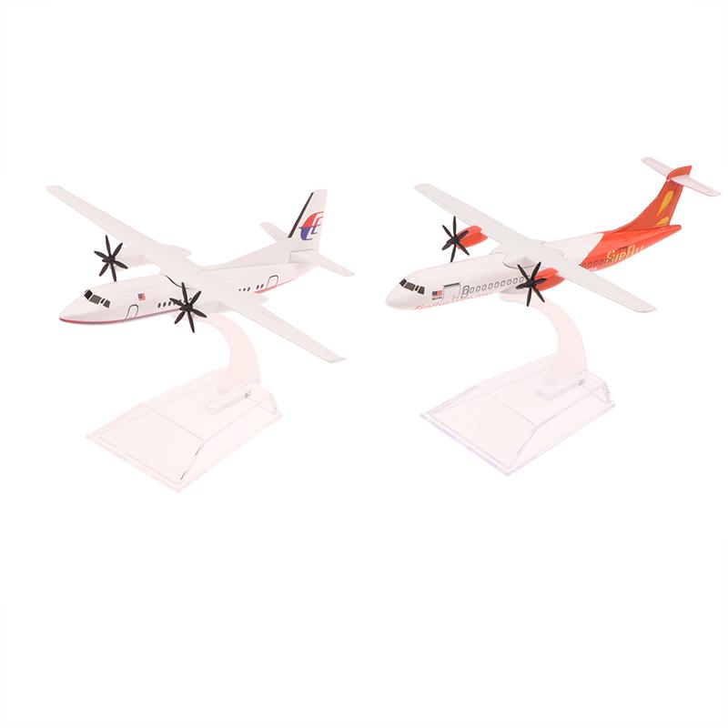 1Pc 16Cm Fk50 Atr Plane Airplane Model Aircraft Model Diecast Metal 1/400 Scale Planes Alloy Airplane Model Collection Gift Toy