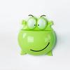 Cute Frog Sucker Wall Mounted Toothbrush Holder Toothbrush Toothpaste Storage Rack KTY