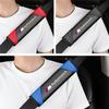 2 Pieces of Genuine Leather Carbon Fiber Car Seat Belts and Car Accessories For M E34 E36 E60 E90 E46 E39 E70 F10 F20 F30 X5