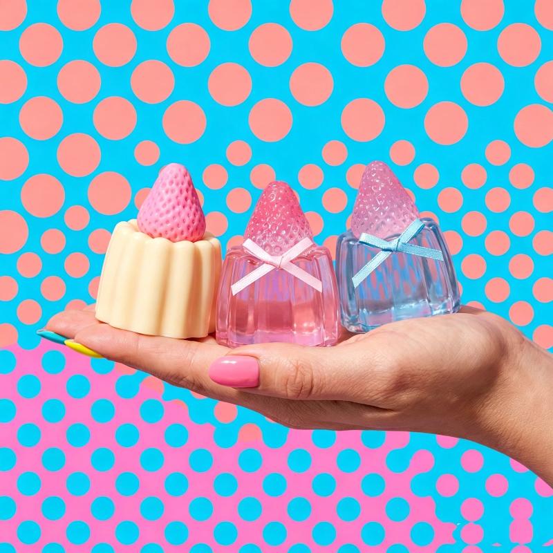 Strawberry Slow Rising Squeeze Fidget Toy Handmade Soft Thin Skin Stress Relief Toy For Daily Relaxation