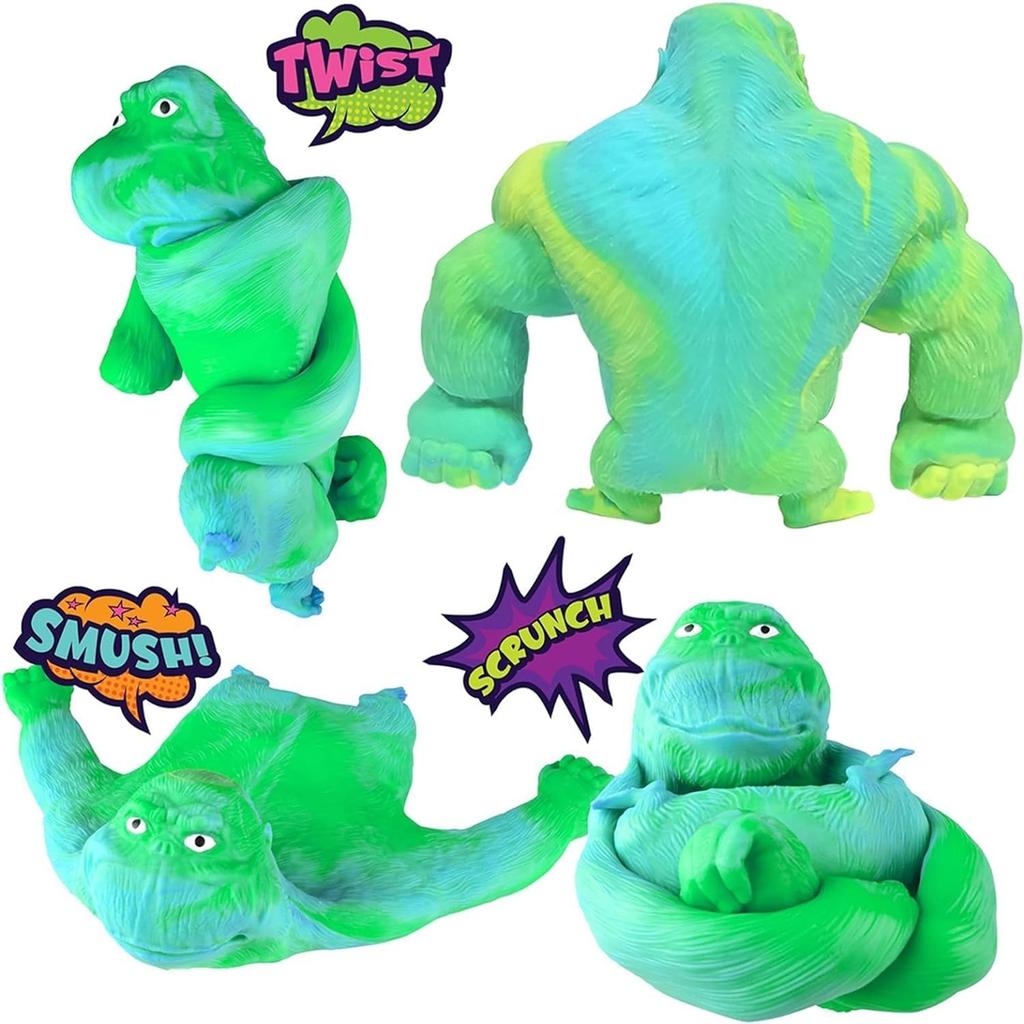 Klembar apeleketøy Strekkbar Lim-Sand Fylt Gummi Gorilla Elastisk Strekkbar Autisme Avspenningsleketøy Voksne Barn Gave