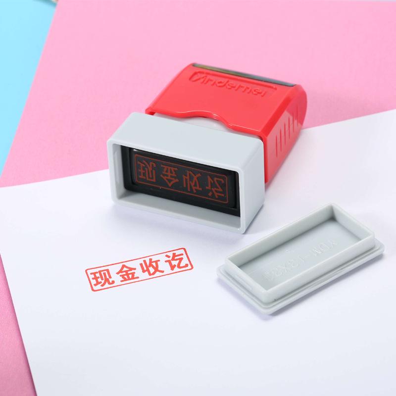 YDM3313 Spring-Press Rubber Stamp Pad for Light-Sensitive, Self-Inking Stamps