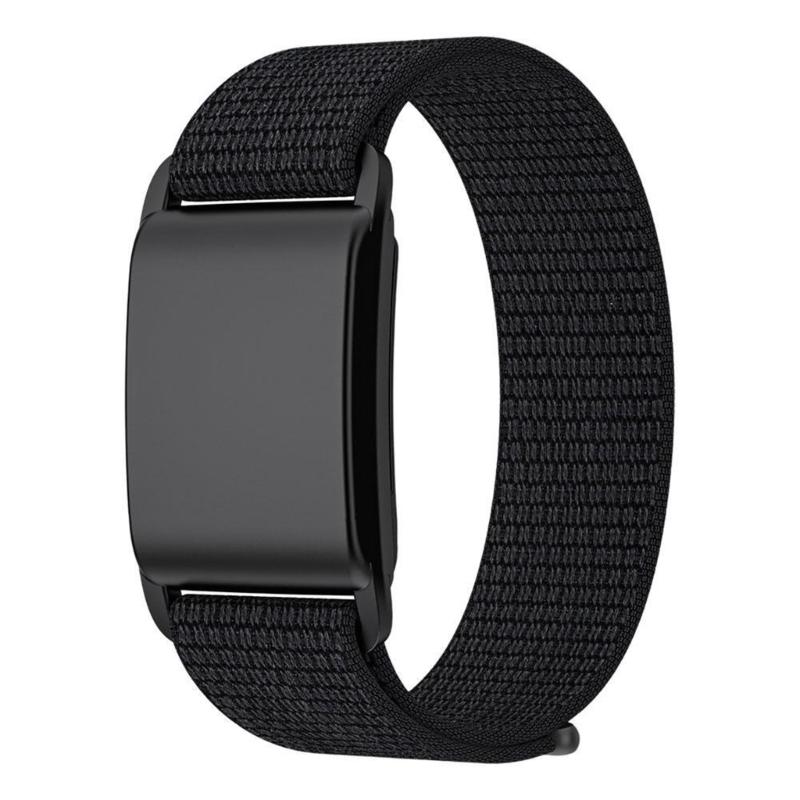 

Adjustable Hook Buckle Design Straps for Selected Fitness Trackers Breathable Fabric Comfort Fit in Multiple Color чорний