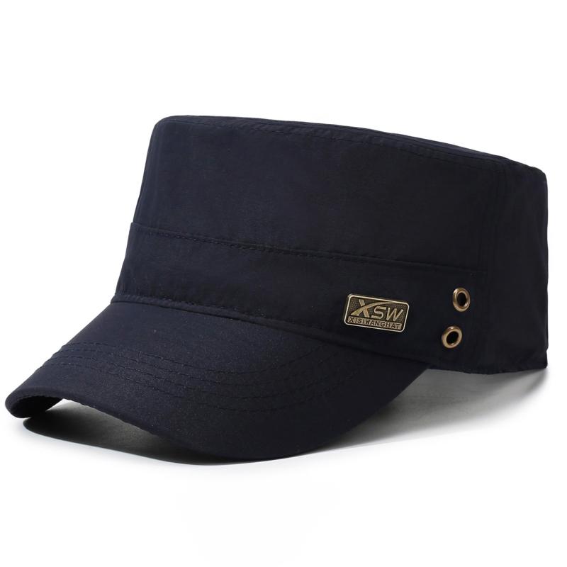 Spring New Arrival Men'S Flat Cap Breathable Korean Style Sun Hat Outdoor Travel Fashion Versatile Trendy Baseball Cap