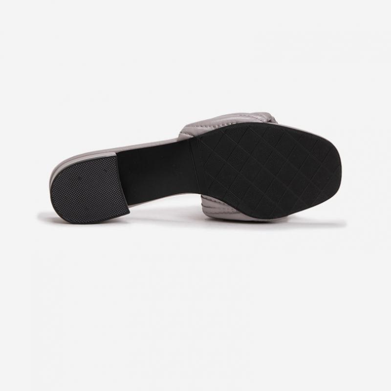 Simplet By ESquire Simple Women S Lumi Shirring SlideS Gray