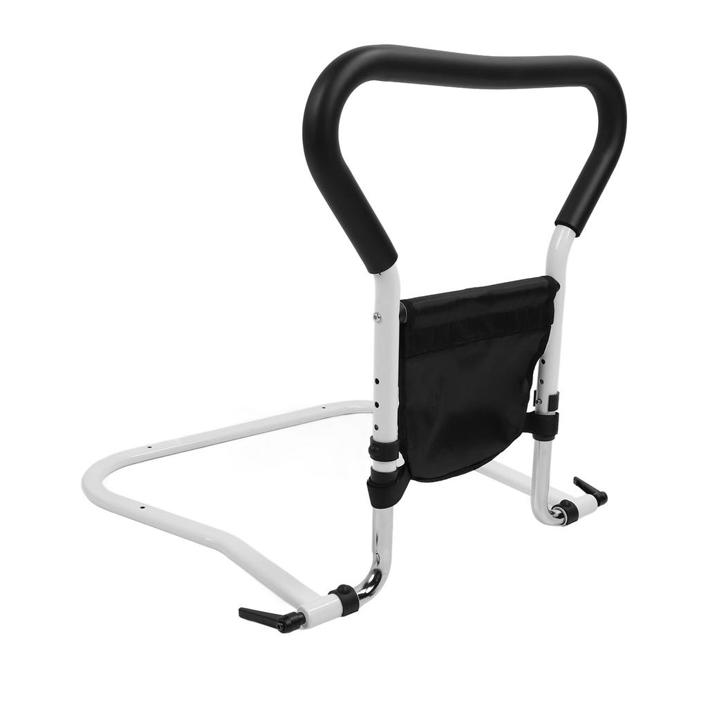 Bed Rail for Elderly Adults 4 Height Adjustable 360 Degree Folding Fall Prevent Grab Bar Bed Assist