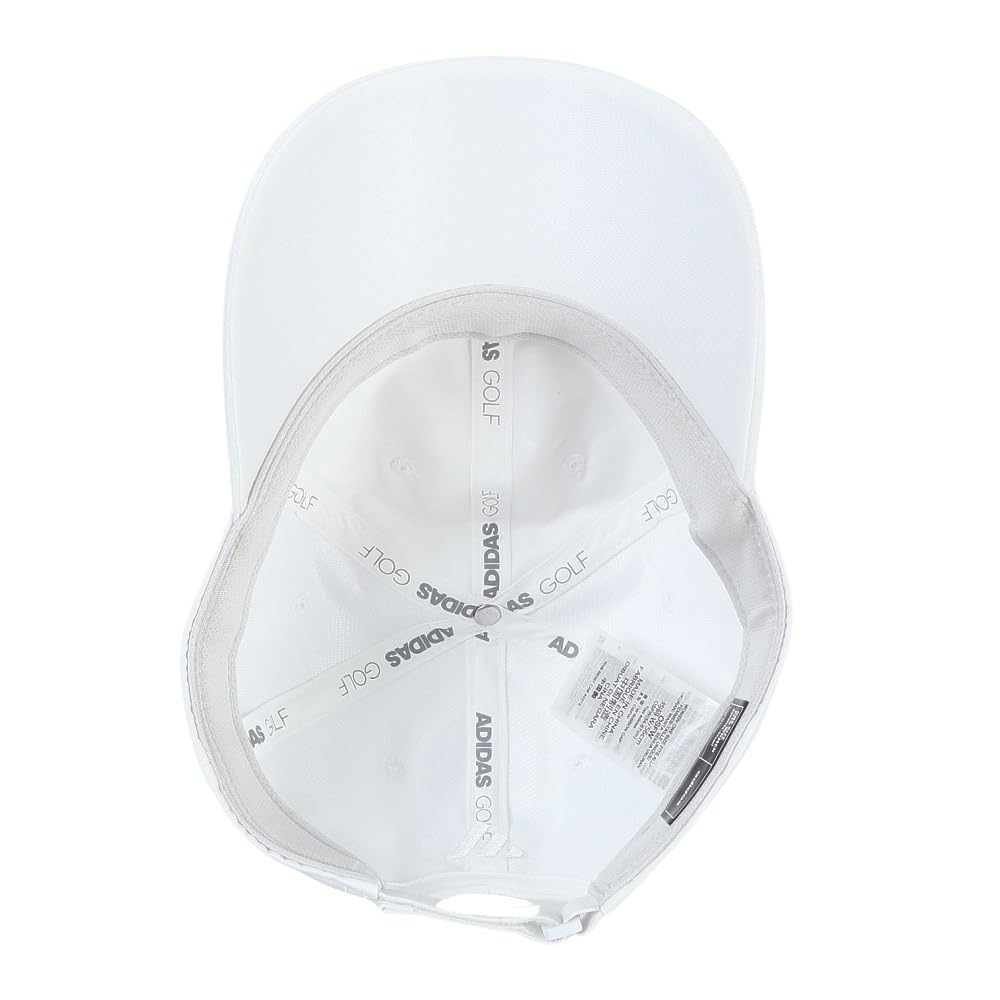 [Adidas Golf] Golf Cap Three Stripes Ribbon Cap Women's White Free Size
