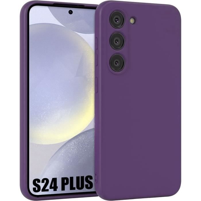 Coque - Samsung - Galaxy S24 Plus - Silicone Mat - Ultra Slim - Violet Foncé