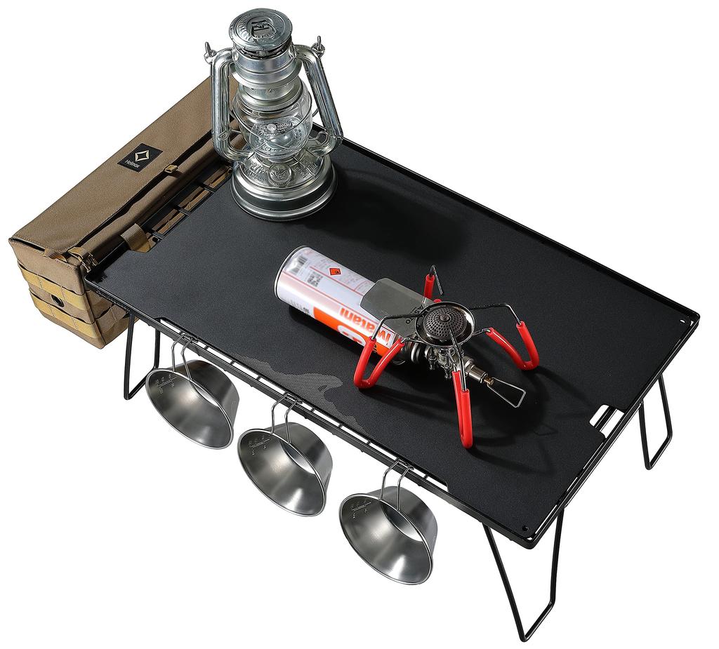 NANGOGEAR (Nanko Camping Gear) Campers Multi-Rack Field Rack Top, Lightweight Aluminum with Powder Coating, Black, 20108-BK-2P (T-2308-BK-2P)