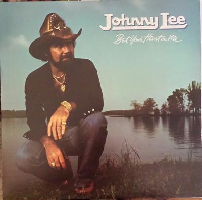 LP Record JOHNNY LEE - Bet Your Heart On Me 5E541 ASYLUM 1981 US Country Used