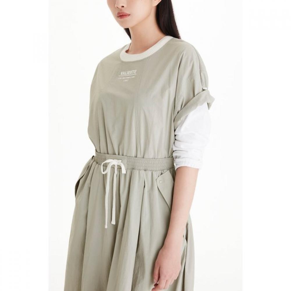 VOV String Band Roll Up Short Sleeve Dress 7124337101