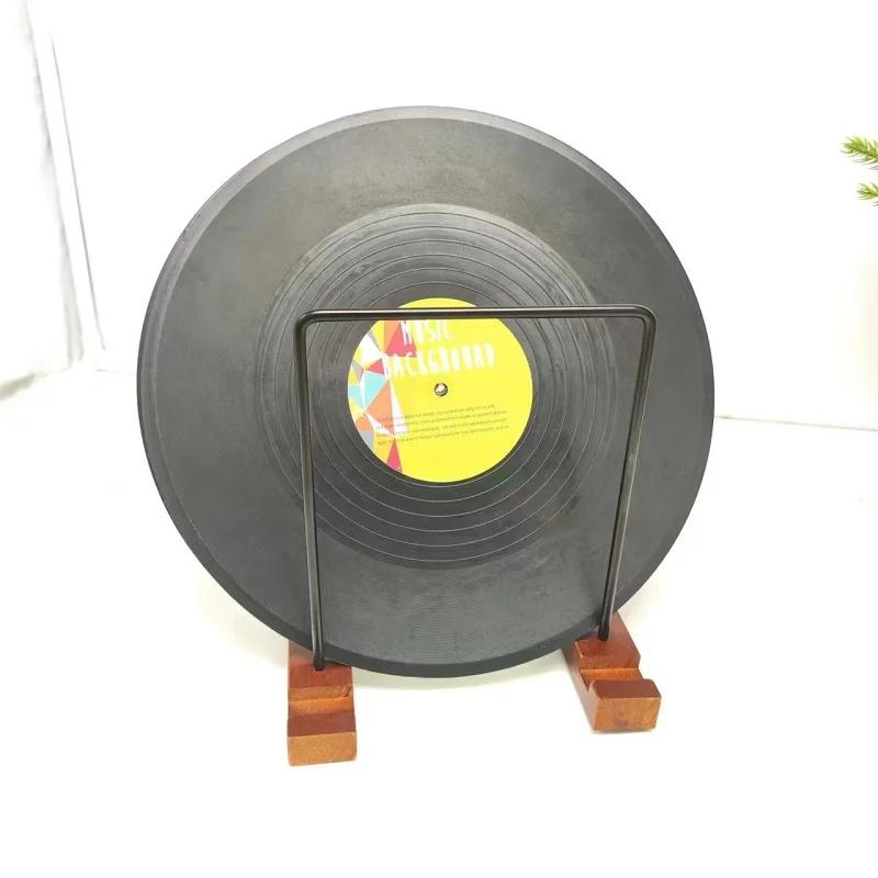 Record Holder Stand Tabletop Wooden Record Stand Vinyl Record Holder, Vinyl Storage, Album Storage Rack for Vinyl