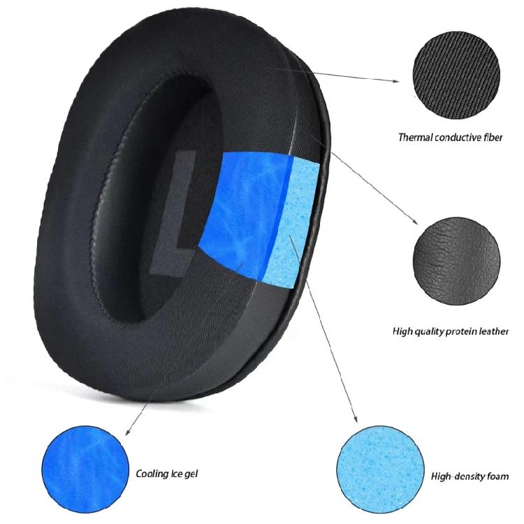 Upgraded Gel Cooling Ear Cushions Sponge Noise Reducing for GPro/GPro X/G Prox 2/GPro X