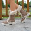 New Style Oversized Mid-calf Cotton Shoes with Thick Sole and Padded Insulation, Thick Cotton Boots