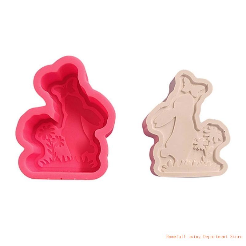 Rabbit Resin Molds Easter Molds for DIY Soap Fondant Decorations Baking