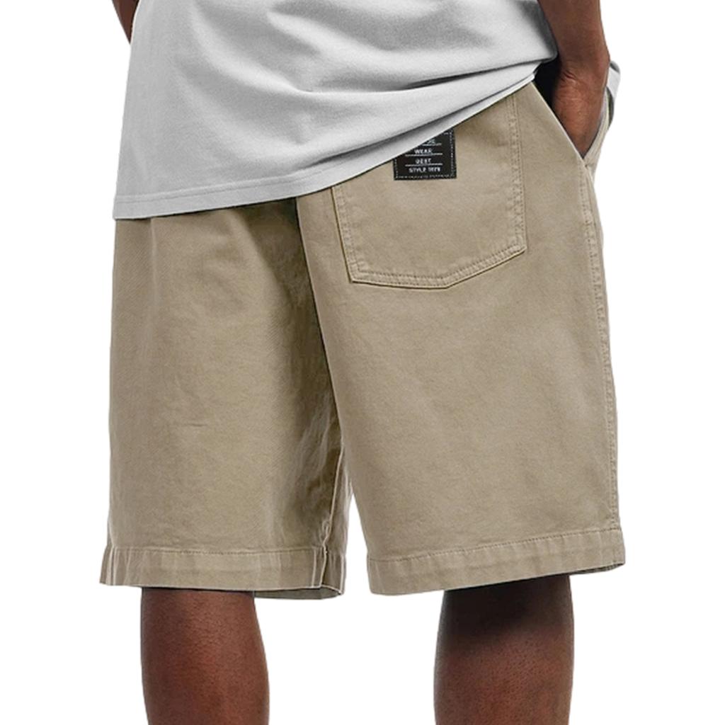 Men's Cargo Shorts Men's Elastic Waist Outdoor Sports Shorts