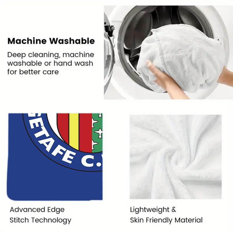 Getafe Pattern Flannel Blanket High Quality All Seasons Warmth and Comfort Perfect for Christmas Gifts.