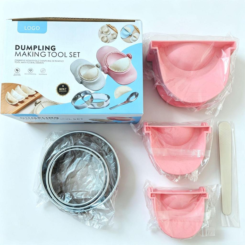 Manual Dumpling Mold - Large Size Handmade Dumpling Maker for Wrapping and Pinching Dumpling Skins