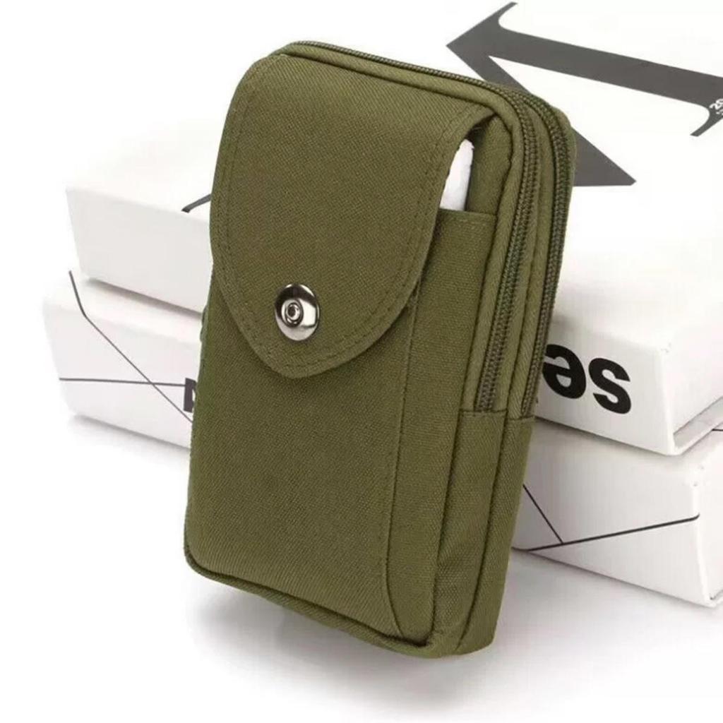 Men's Waist Bag Nylon Portable Durable Coin Purse Fashionable And Versatile Casual Mobile Phone Bag Small Pouch Outdoor Small  Pouch