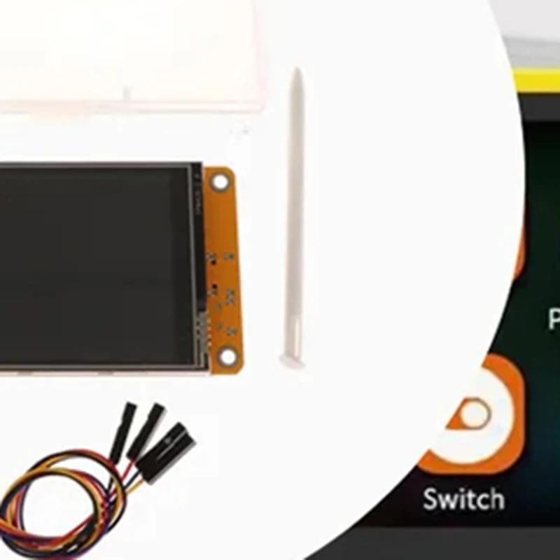 1Pcs ESP32-2432S028R 2.8Inch ESP32 Display Module w/ Wire Resistive Touchscreen 240*320 2.8'' LCD TFT ILI9341 Driver Board