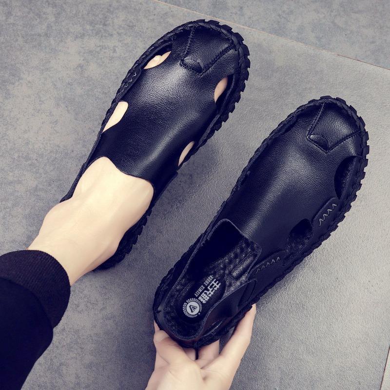Summer Sandals Men's Outdoor New Beach Shoes Breathable Casual Hole Shoes Trend Versatile