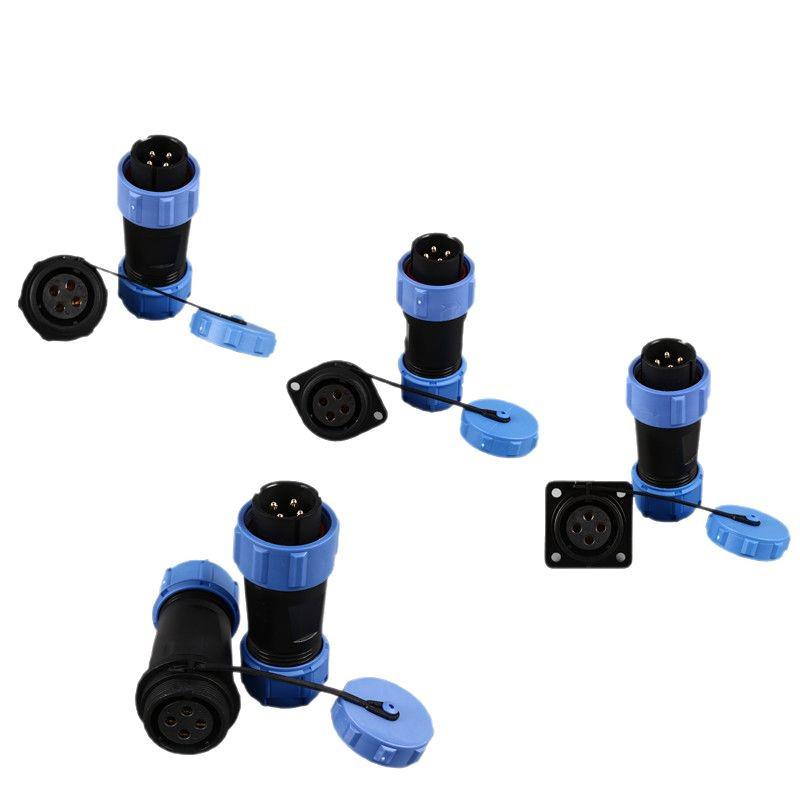 SP21 IP68 Waterproof Outdoor Aviation Plug: Male-Female Cable Connector